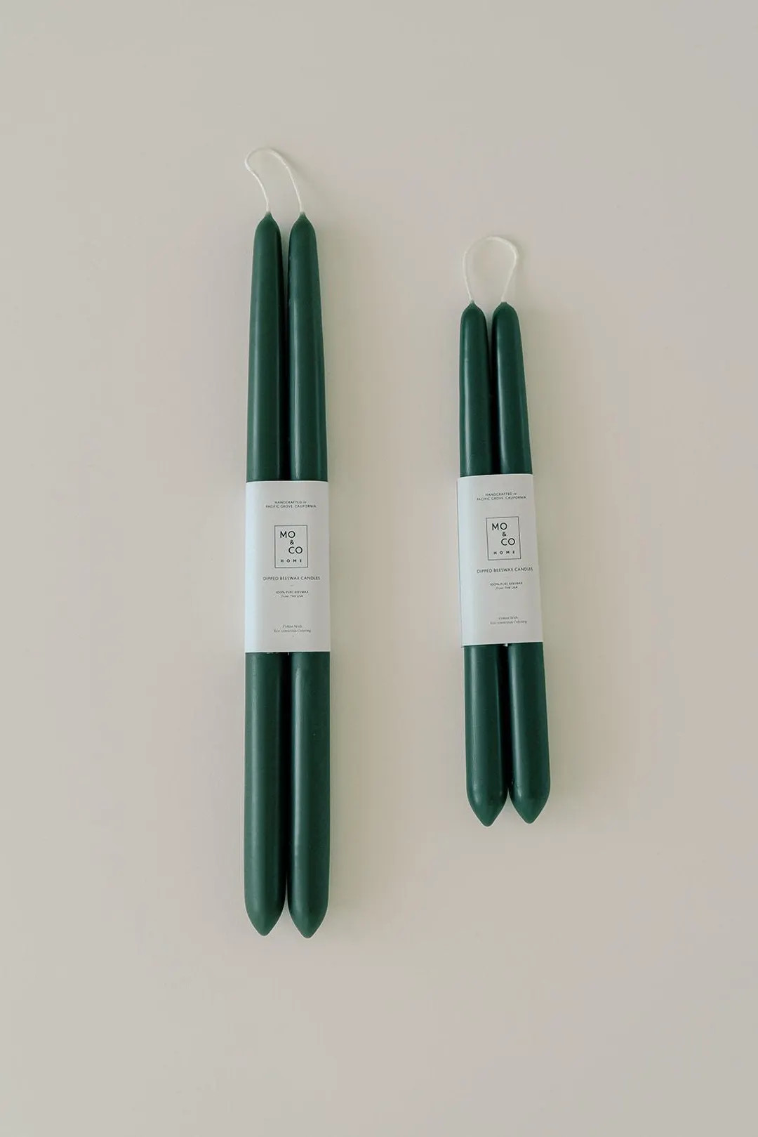 Beeswax Taper Candles Pure Beeswax Candles, Forest Green Taper Candles, Spring Decor, Easter Tabl... | Etsy (US)