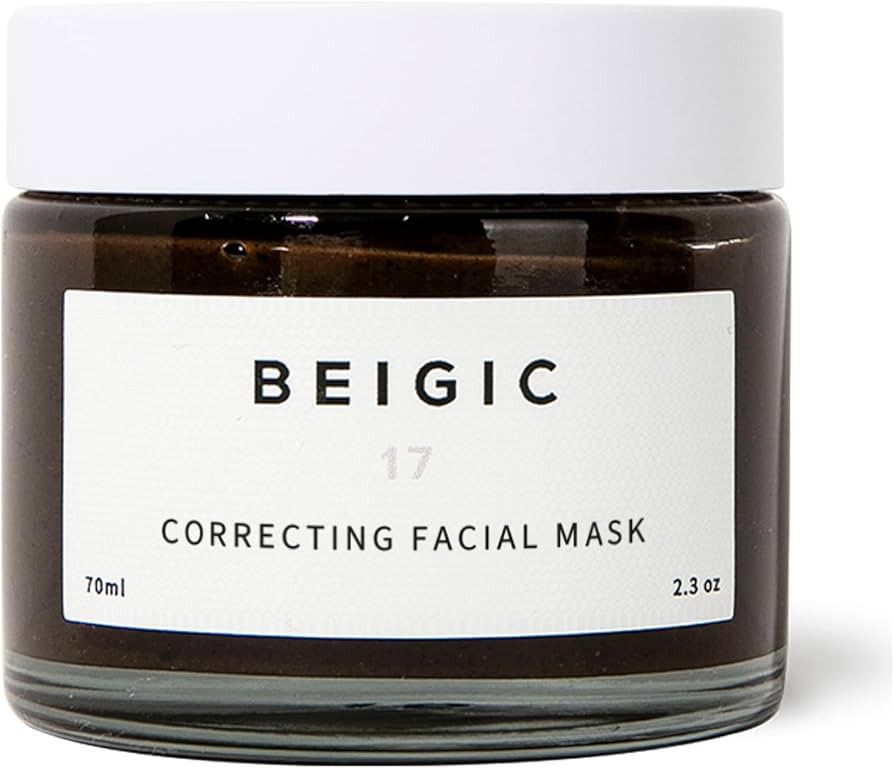 BEIGIC Correcting Facial Mask - Vegan Pore Tightening Face Mask with Coffee Bean Powders, Sucrose... | Amazon (US)