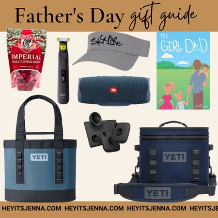 Gift ideas for dads
Father’s Day gifts and gifts for him 
Yeti cooler and girl dad sweet book 
Tile trackers and men’s facial shaver 

#LTKGiftGuide