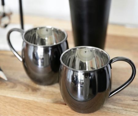 Gunmetal Moscow mule cups! This would be a great gift for the hostess! 

#LTKHoliday #LTKfindsunder50 #LTKGiftGuide