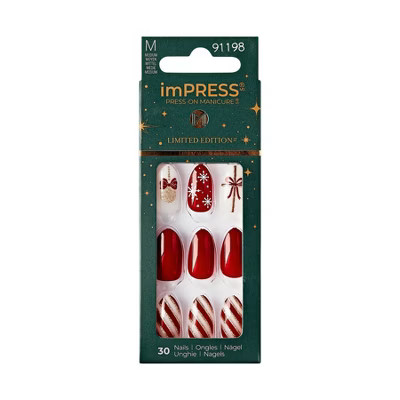 KISS Products imPRESS Fake Nails - White Night - 33ct | Target