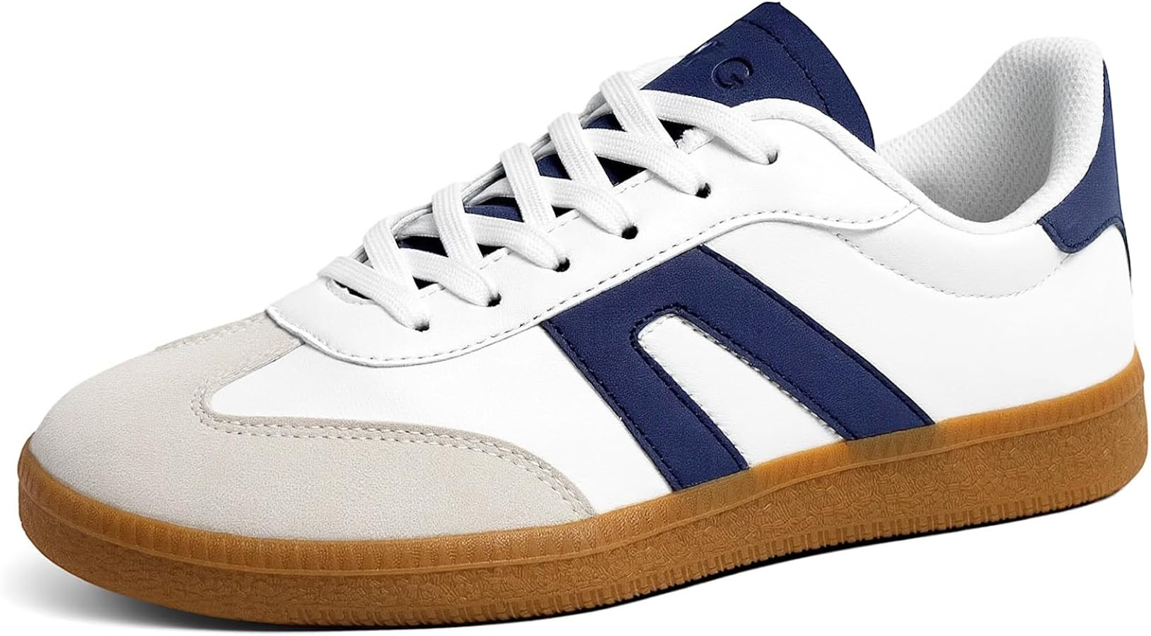 Women's Retro Gum Sole Fashion Sneakers-Lace Detail Casual Retro Walking Shoes-Gum Sole Casual Te... | Amazon (US)