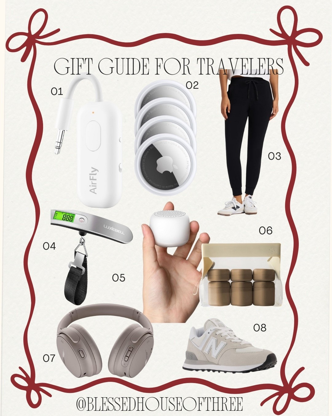 Wanderlust vibes only 🌍✈️✨ Whether they’re jet-setting across the globe or taking weekend getaways, this traveler’s gift guide is packed with must-haves they’ll actually use — from chic travel organizers and noise-canceling headphones to cozy airport fits and portable chargers. Perfect for gifting the adventure lover in your life or treating yourself before your next trip. Shop these travel essentials that make every journey smoother and more stylish. #GiftGuide #TravelEssentials #HolidayGifting

traveler gift guide, nod pod eye mask, best travel gifts 2025, travel essentials, jet setter must haves, wanderlust gift ideas, holiday gifts for travelers, travel accessories, travel organization, portable travel gear, cozy airport outfits, travel tech gadgets, practical gifts for travelers, travel gift inspiration, chic travel must haves, travel lovers gift guide

#LTKGiftGuide #LTKTravel #LTKFamily