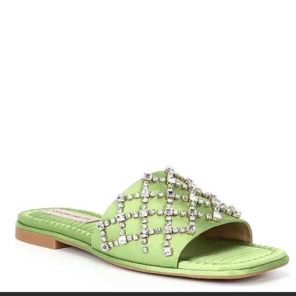 Antonio Melani
Dacie Satin Jeweled Flat Square Toe Slides | Poshmark