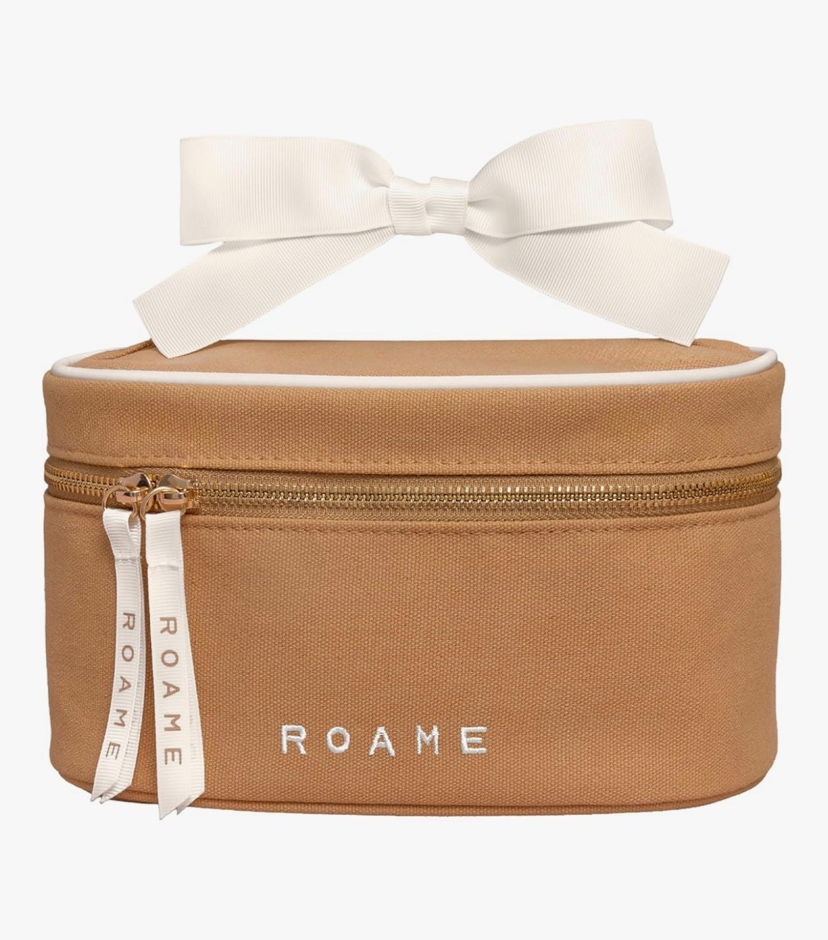 Roame Everyday Vanity Bag – Elegant Canvas Cosmetic Travel Bag with Zipper, Spacious Toiletry Organizer & Makeup Pouch for Women – Stylish Daily Companion for Life at Home or On-the-Go

#LTKSaleAlert #LTKTravel #LTKBeauty