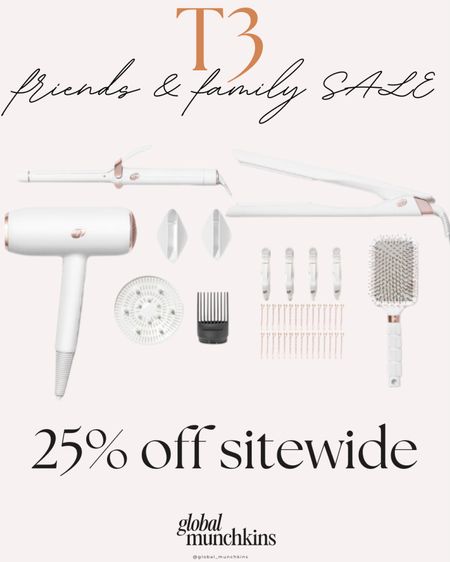 T3 friends and family SALE! 25% off my favorite hair styling tools! My curls stay in for two! I have tried so many hair styling tools and these hands down have been the best! Sale runs till 3/25

#LTKbeauty #LTKsalealert #LTKover40