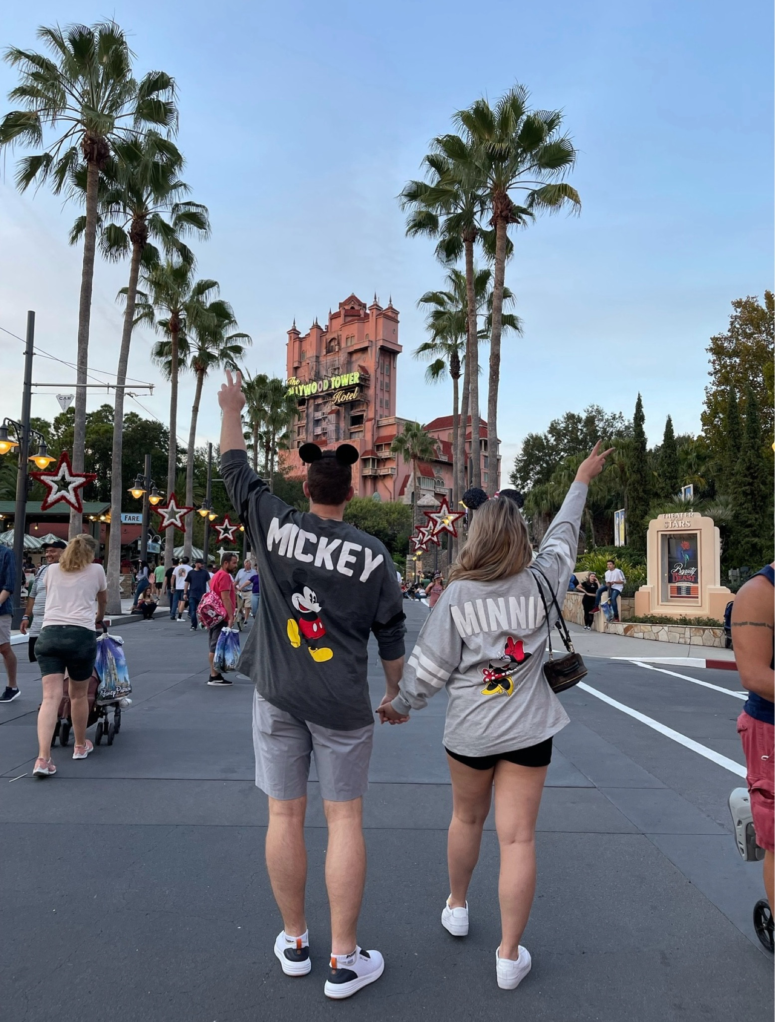 Matching Mickey Mouse and Minnie Mouse sweatshirts, matching couple Disney outfit, Disney outfit 

#LTKFindsUnder100 #LTKTravel #LTKFamily