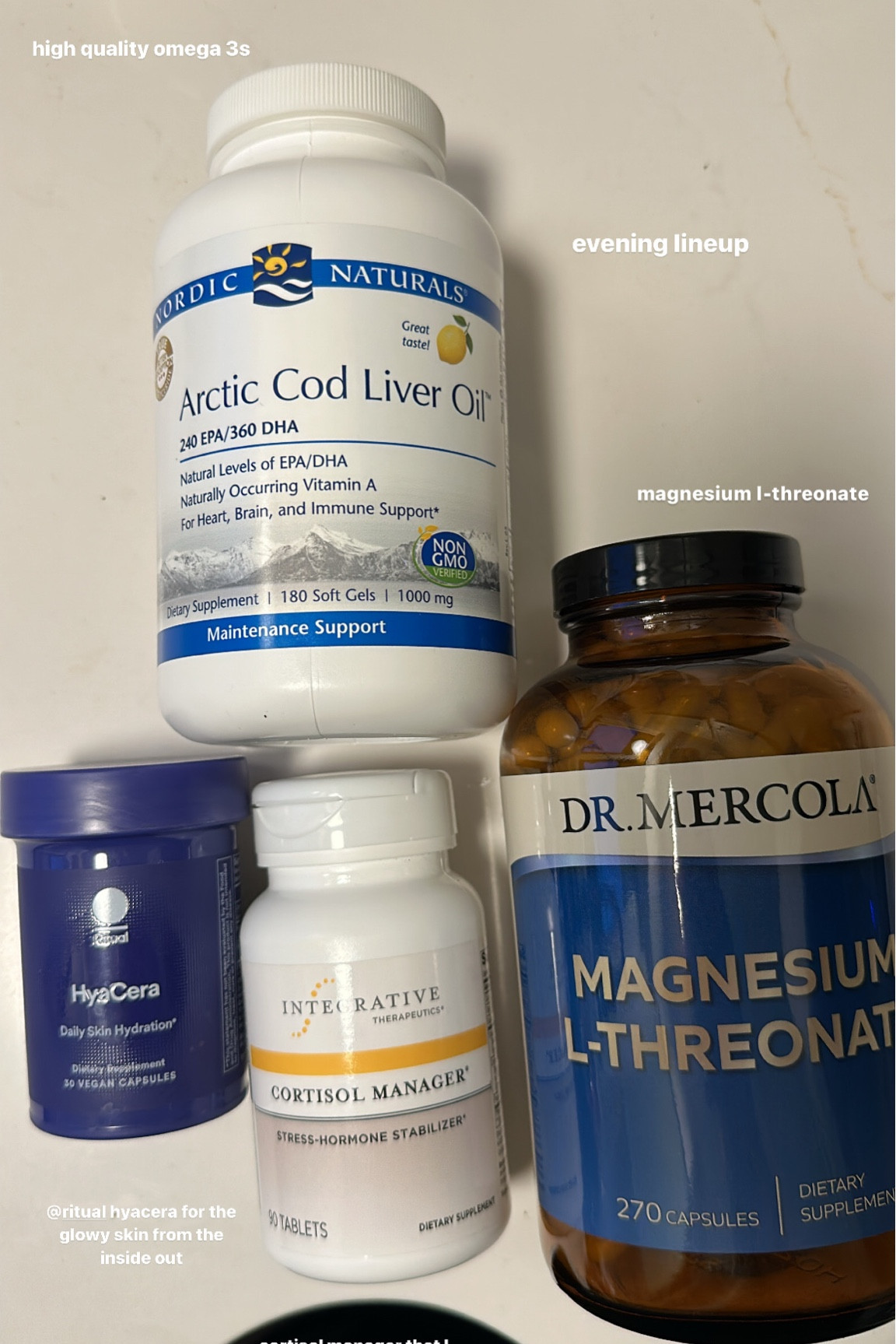 Evening supplement line up! 