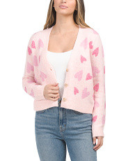 Seasonal Cardigan Crazy Hearts Sweater | Marshalls