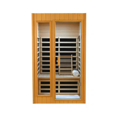 Hemlock Two-Person Far Infrared Roof Embedded Indoor Sauna Room | Wayfair North America