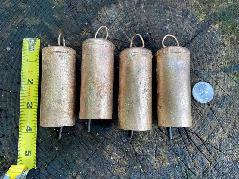 The PERFECT Wind Chime Bells Long Brassy Gold Melodic Ring | Etsy | Etsy (US)