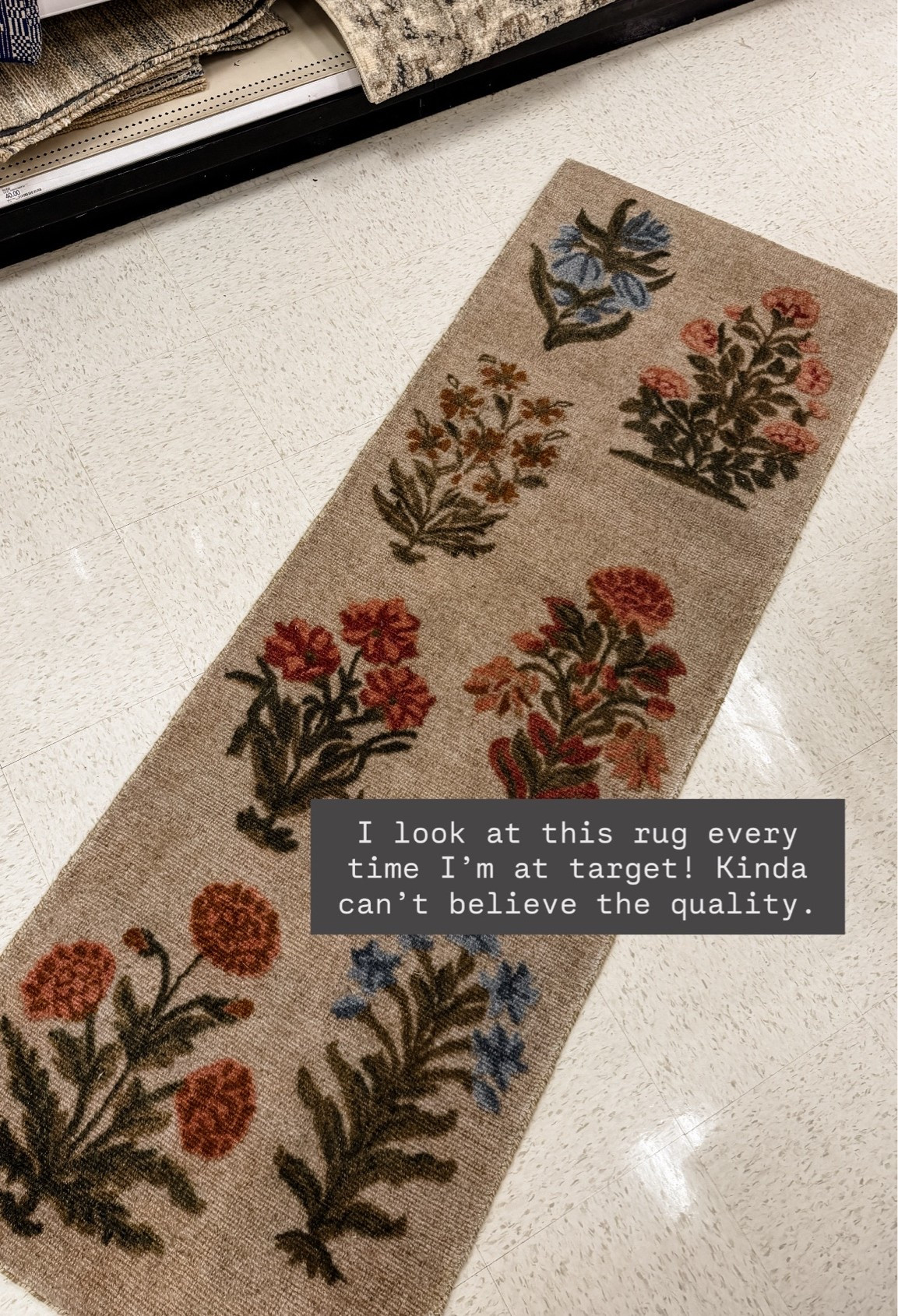 This one might just end up in my cart 😍

Loverly Grey, floral accent rug, Target home

#LTKHome