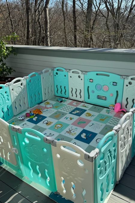 Camila-approved playmat and gate for outdoor fun & it’s on sale! Everything linked here. It’s a dream for moms as it gives us a bit of time to get some things done and baby is safe and having a ball! #ltkamazonfinds 

#LTKsalealert #LTKhome #LTKbaby