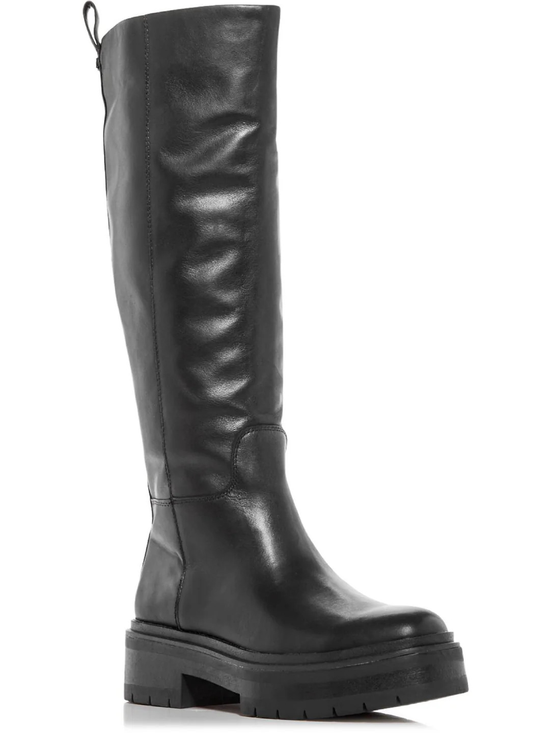 Larina Womens Leather Pull On Knee-High Boots | Shop Simon