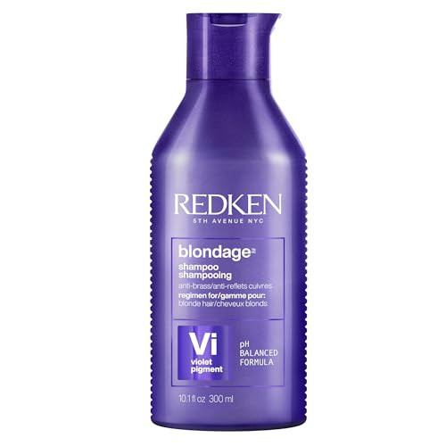 Redken Blondage Color Depositing Purple Shampoo For Blonde, Bleached or Highlighted Hair - Neutralizes Brassy Tones With Salicylic Acid, 10.1 Fl Oz | Amazon (US)