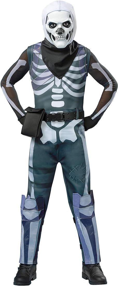 Spirit Halloween Boys Skull Trooper Fortnite Costume | Officially Licensed | Amazon (US)