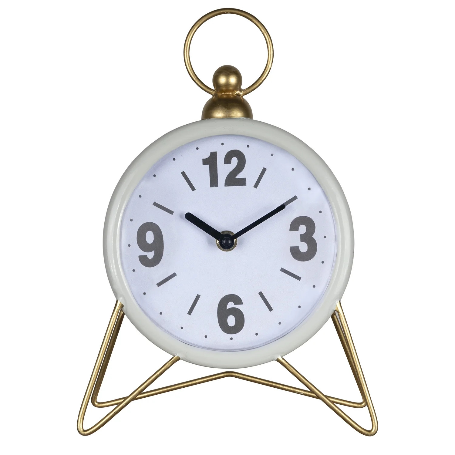 Stratton Home Decor Steven Table Top Clock - Walmart.com | Walmart (US)