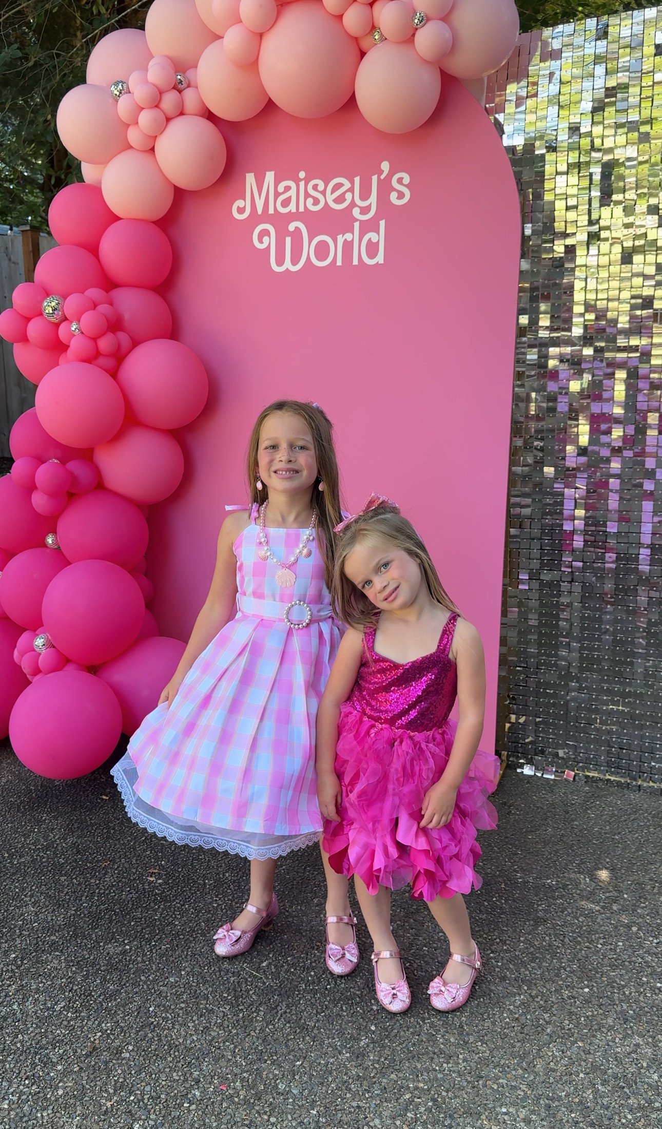 Barbie themed outfits! Everything is from Amazon. For Maisey’s classic Barbie dress, I layered it with a tulle skirt underneath for more volume! I would highly recommend if you shop for your girls as well 💘 

 #LTKParties #LTKKids #LTKFamily