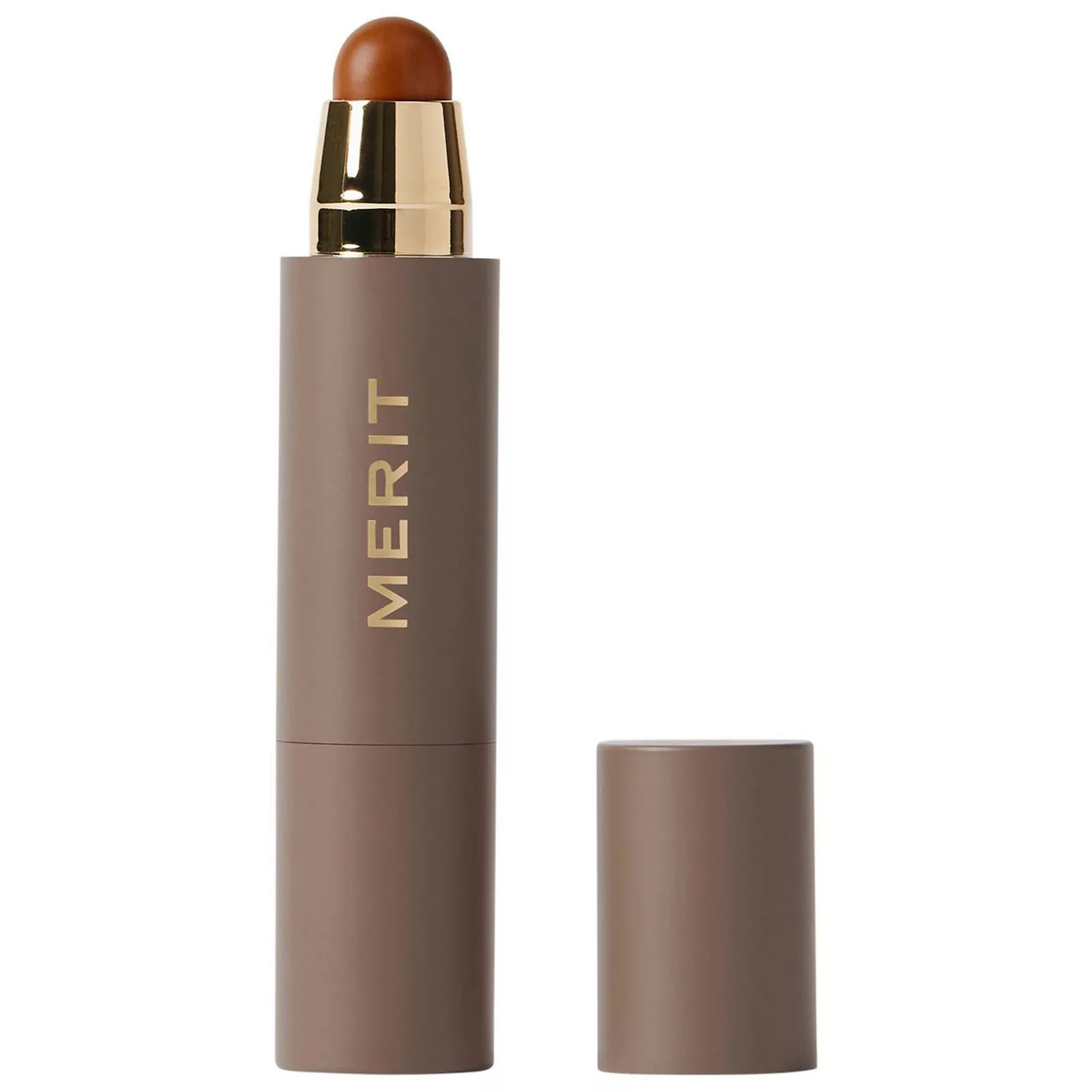 MERIT The Minimalist Perfecting Complexion Foundation and Concealer Stick, Size: .23Oz, Brown | Kohl's