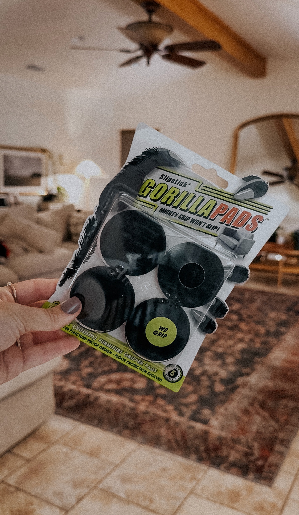 Love these for helping keep floating furniture in place! We're using them for our sofa and they work like a charm 

 #LTKHome
