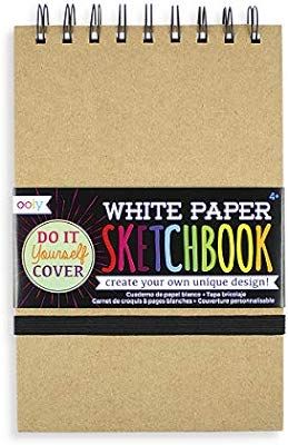 OOLY, DIY White Paper Sketch Book, 5 by 7.5 Inches (118-101) | Amazon (US)