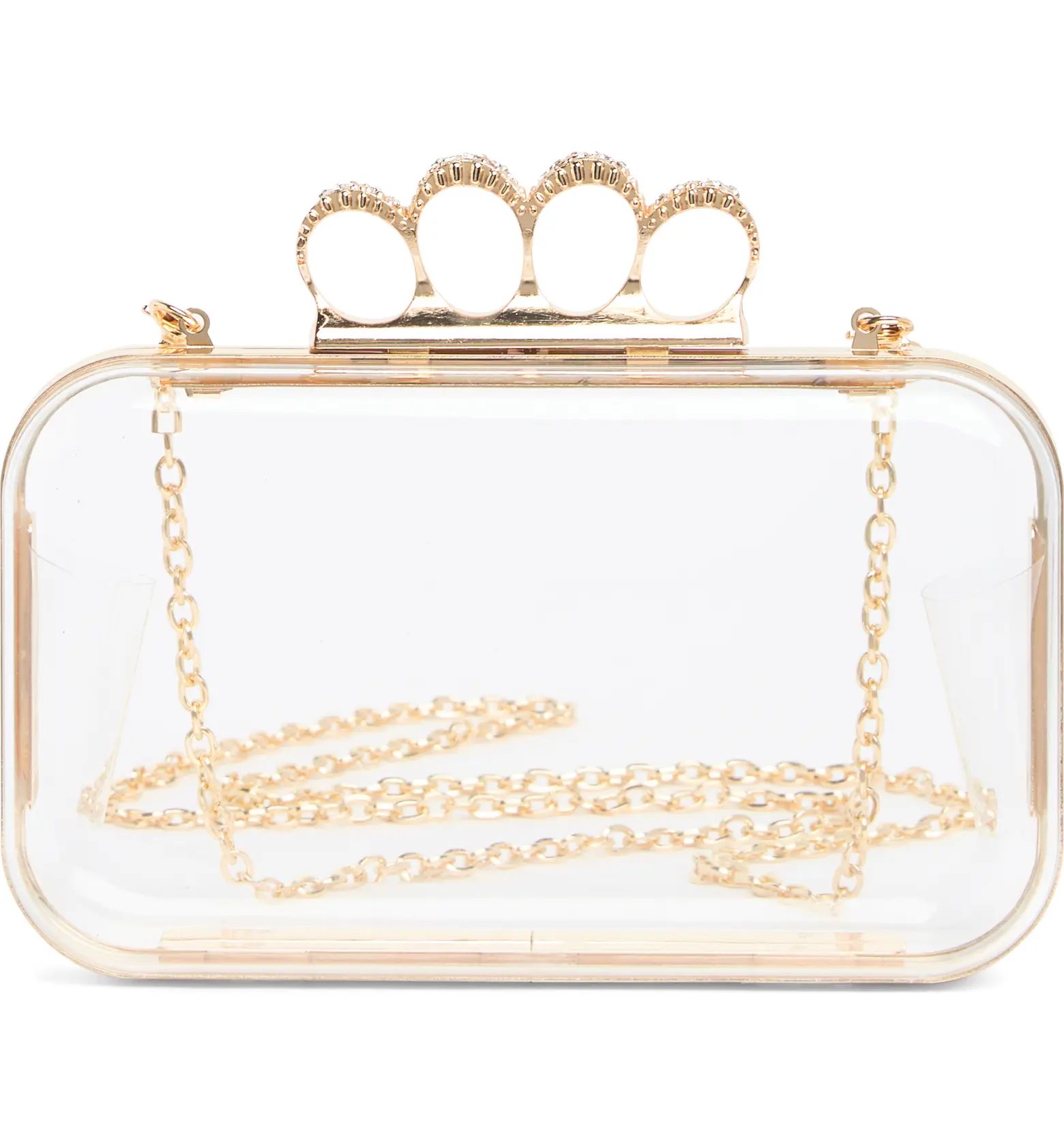 URBAN EXPRESSIONS HANDBAGS Luctice Gold Ring Clutch | Nordstromrack | Nordstrom Rack