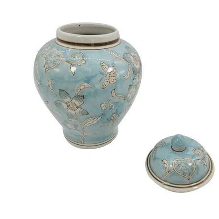 GT DIRECT CORP Floral Chinoiserie Jar | Wayfair | Wayfair North America