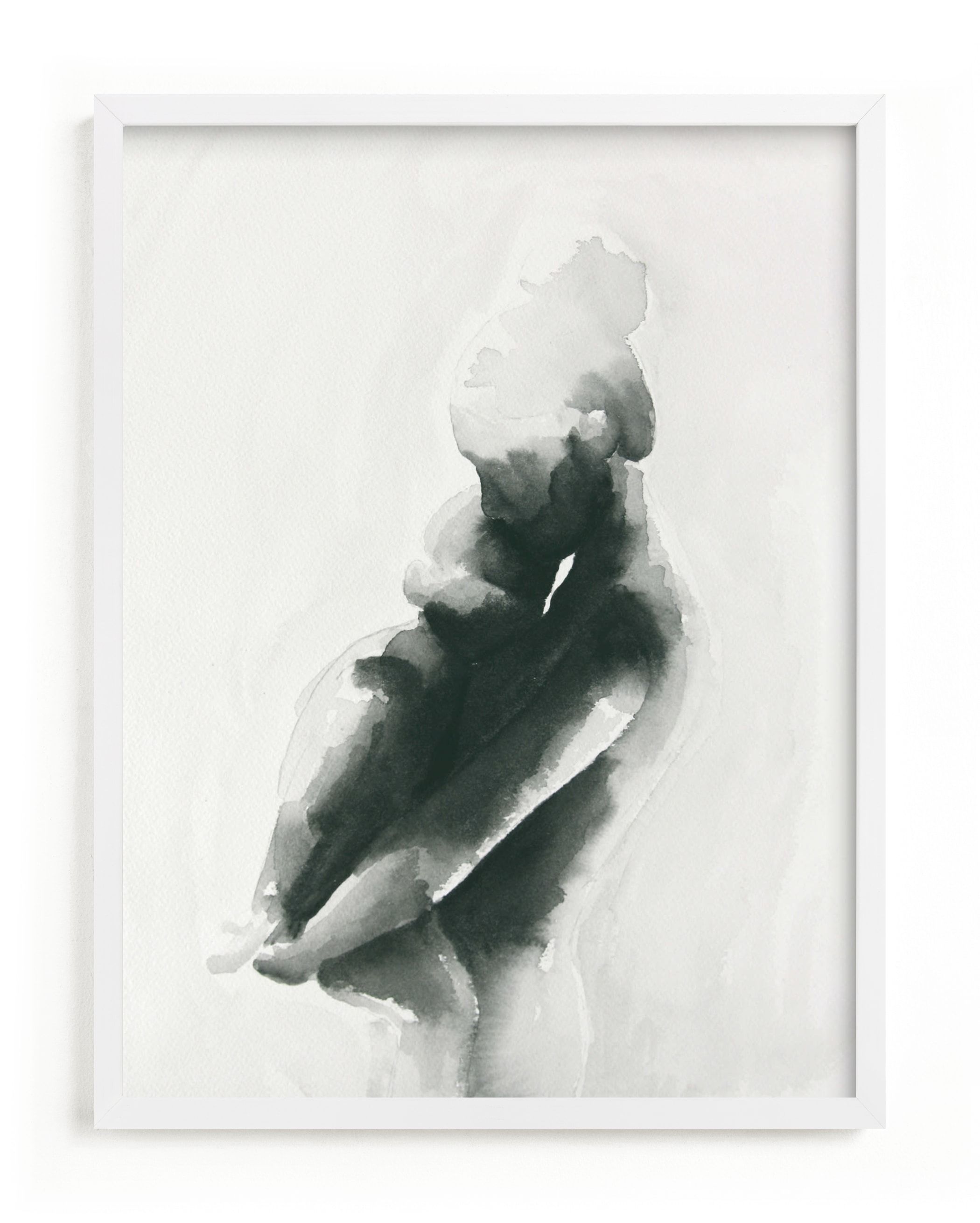 "Mother Embrace Color" - Grownup Open Edition Non-custom Art Print by Kate Ahn. | Minted