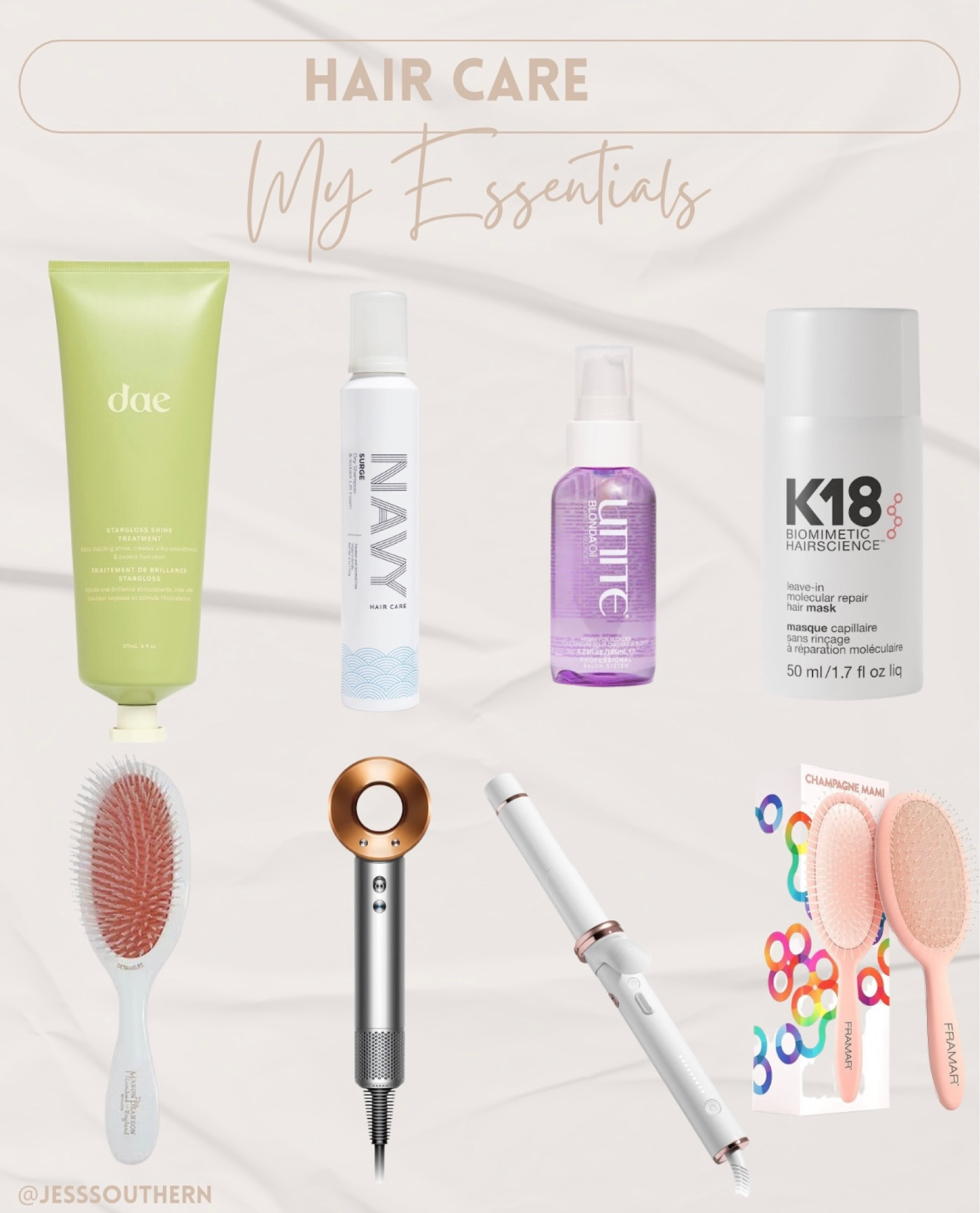 These are my everyday must have hair essentials! #unitehair #k18 #daehair #haircare #hairessentials 

#LTKbeauty #LTKFind #LTKunder50