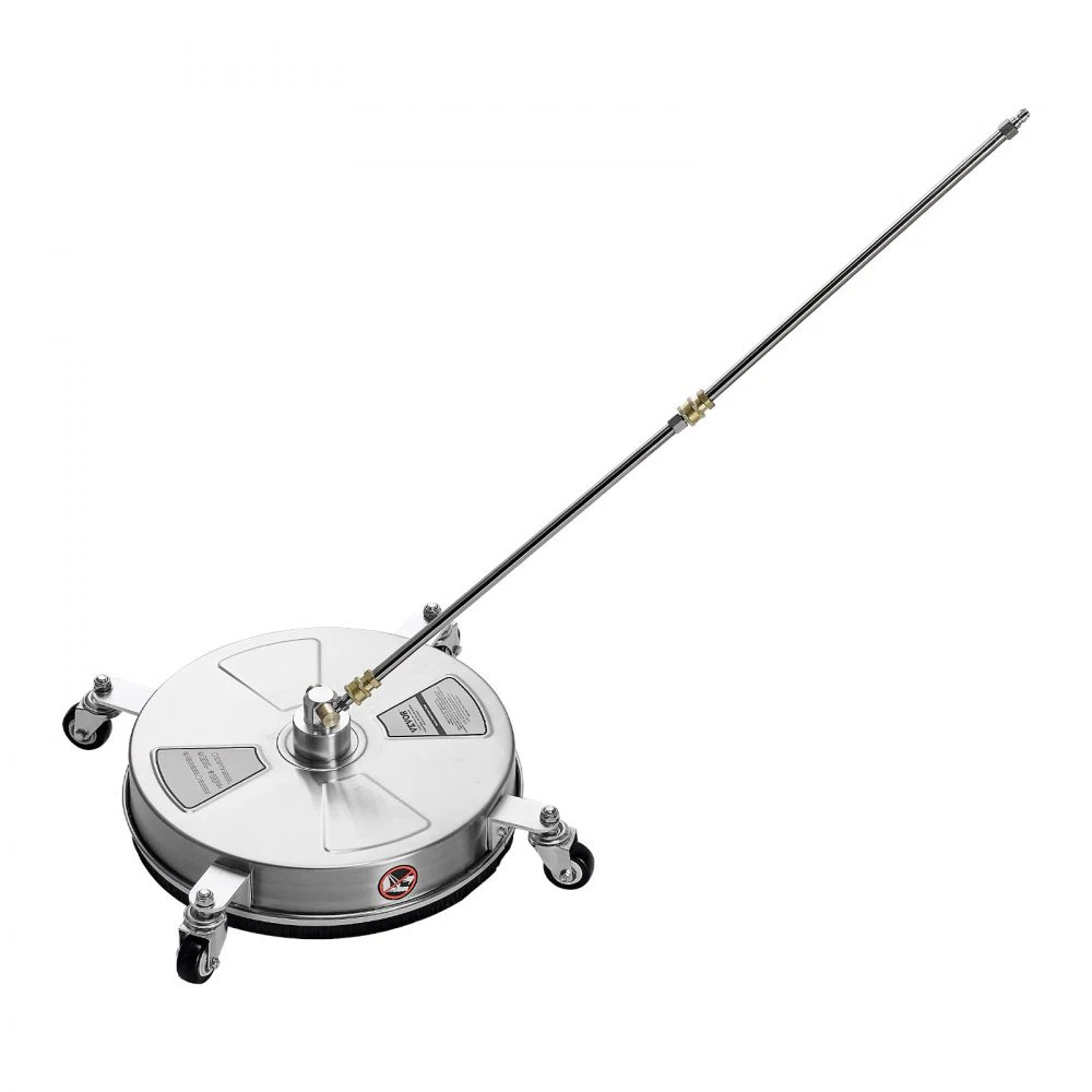 15" Pressure Washer Surface Cleaner 4 Wheels 4000 Max PSI 2 Extended Wands | Wayfair North America