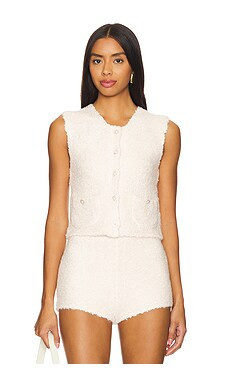 MAJORELLE Garcela Vest in Ivory from Revolve.com | Revolve Clothing (Global)