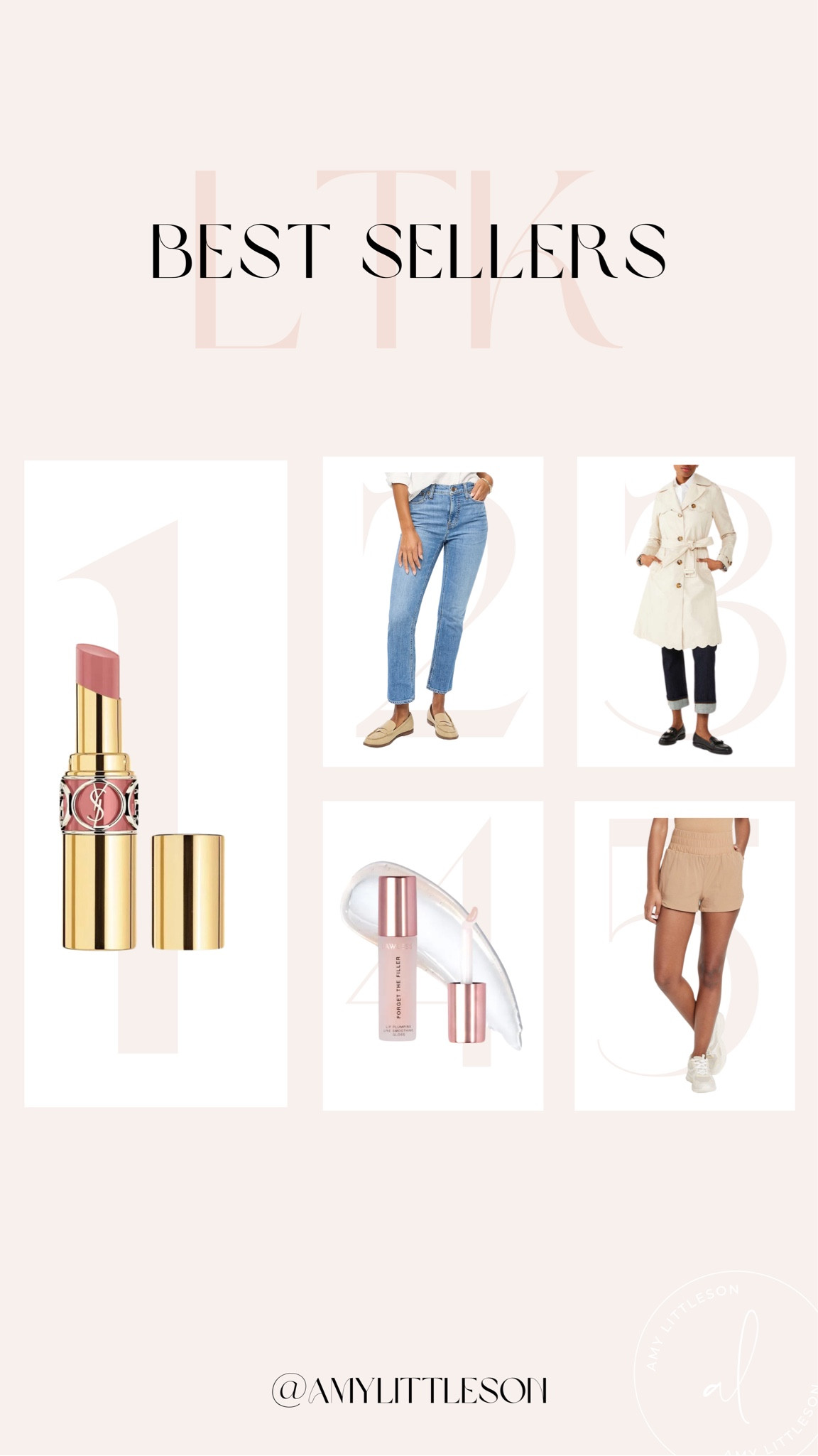 Last week’s top 5 best sellers

#LTKfitness #LTKbeauty #LTKstyletip