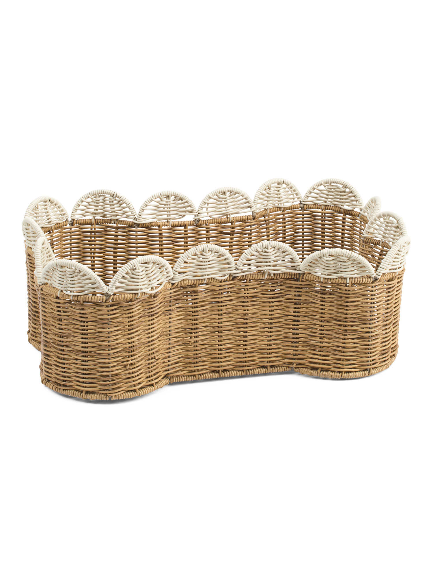 Resin Scallop Bone Basket | TJ Maxx