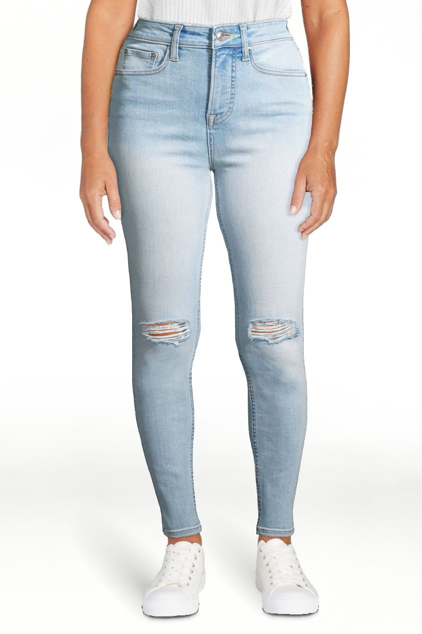 Free Assembly Women's High Rise Skinny Jeans - Walmart.com | Walmart (US)