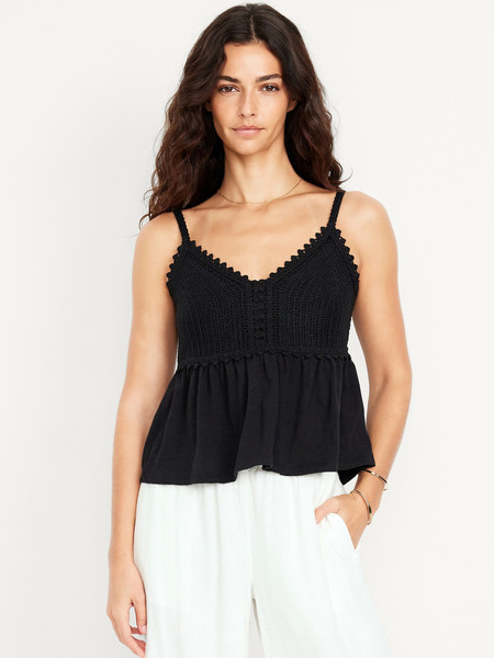 Sleeveless Crochet Top | Old Navy (US)