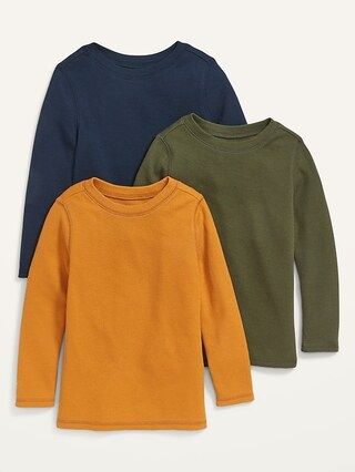 3-Pack Long-Sleeve Solid Thermal Tees for Toddler Boys | Old Navy (US)