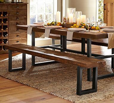 Griffin Reclaimed Wood Dining Bench | Pottery Barn (US)