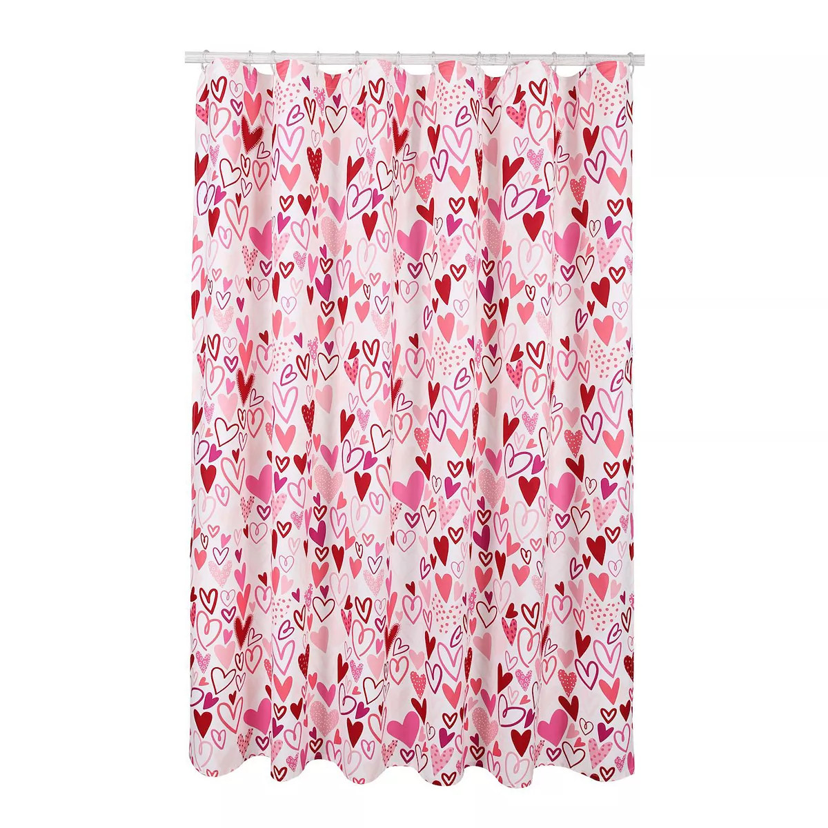 Celebrate Together™ Valentine's Day Heart Print Shower Curtain | Kohl's