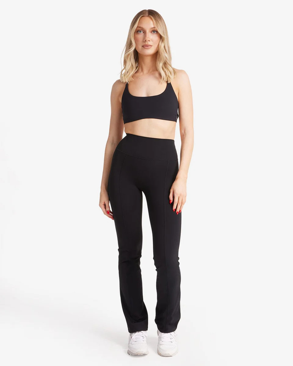 Freedom Bootcut Leggings Petite | Black | Crop Shop Boutique AU