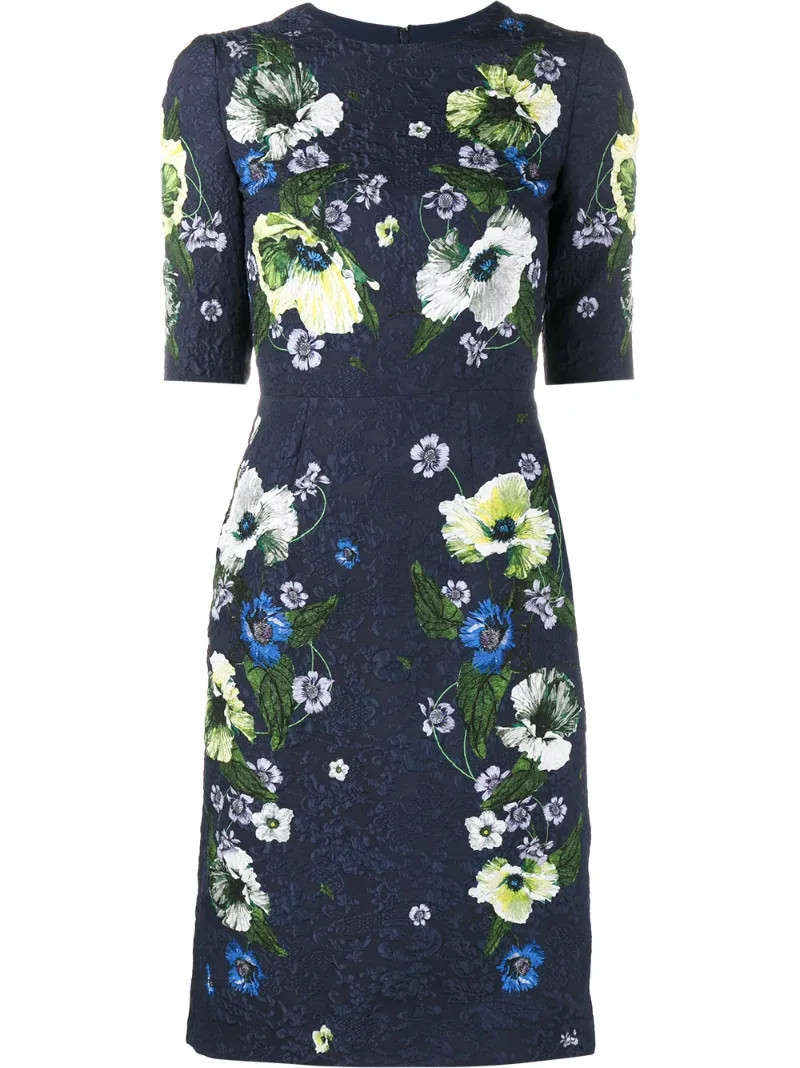 Erdem floral print midi dress | Browns Fashion