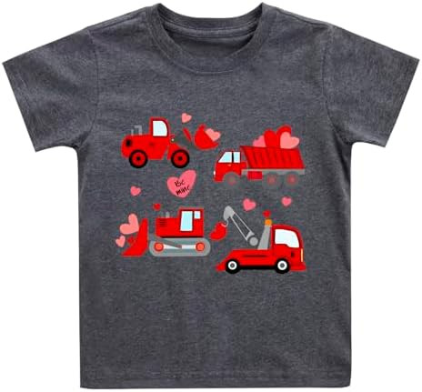 Boys Girls Valentines Day Love Heart Shirts Toddler Valentines Casual Funny T-Shirt Outfit 1-7 Ye... | Amazon (US)
