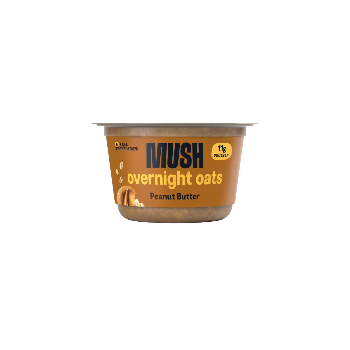 MUSH Peanut Butter Gluten Free Overnight Oats - 5oz | Target