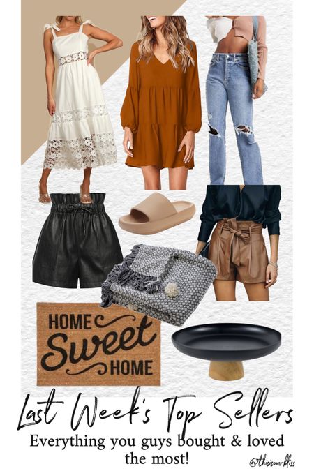 Last weeks top sellers! Amazon finds, Walmart home decor, fall outfit ideas and target denim! 

#LTKSeasonal #LTKunder50 #LTKhome