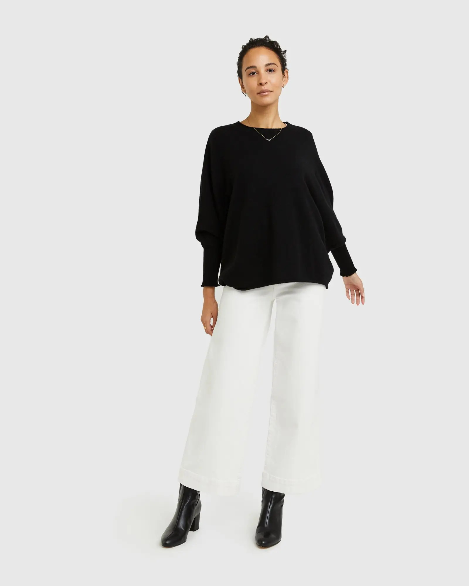 Lightweight Mongolian Cashmere Batwing Sweater | Quince