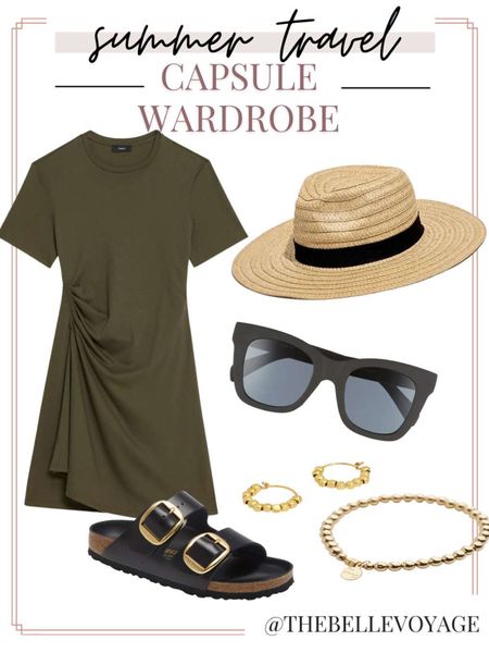 Summer vacation outfit | Travel outfit for summer | Summer packing list | What to wear on vacation 
T shirt dress

#LTKtravel #LTKstyletip #LTKSeasonal