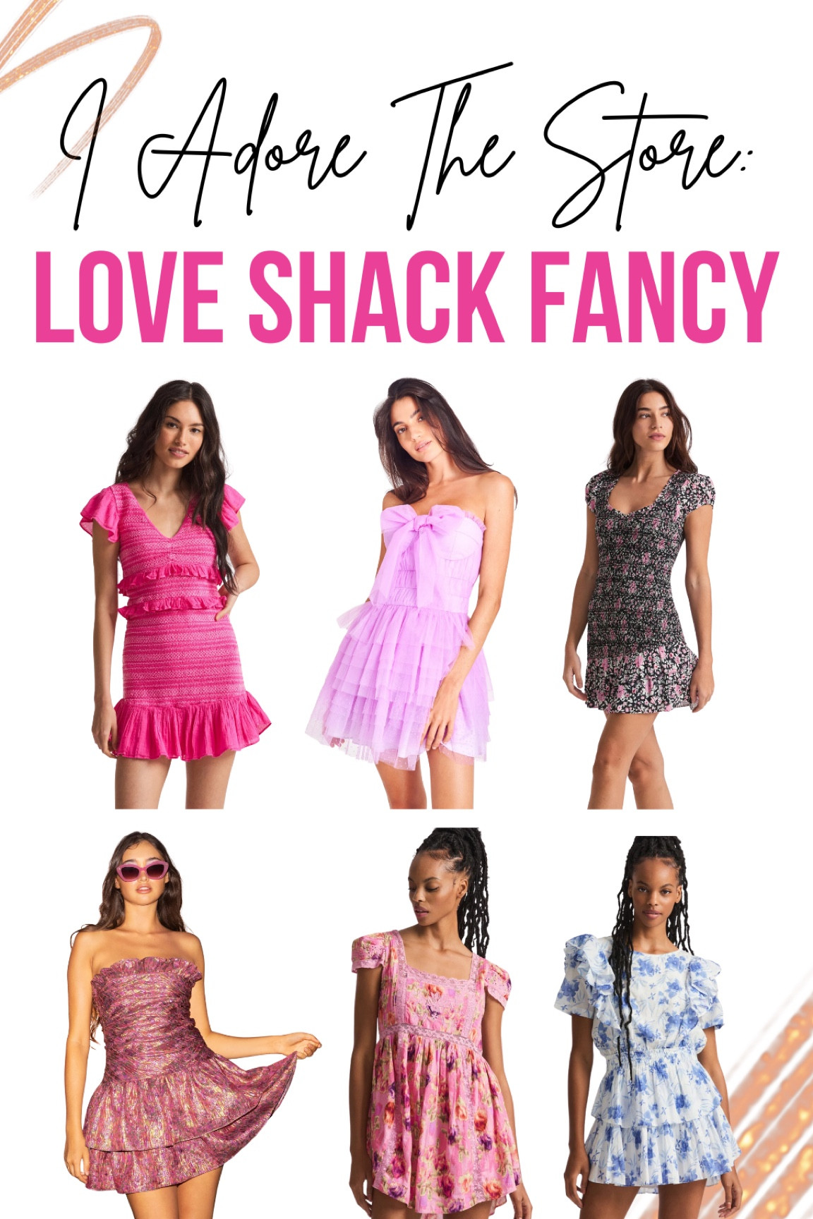 Love Shack Fancy IATS

Trevor Mini Dress
Natasha mini dress 
Nutmeg Mini Dress 
Acelin Mini Dress
Sonora Mini Dress
Faron Mini Dress

#LTKSeasonal #LTKFind #LTKstyletip
