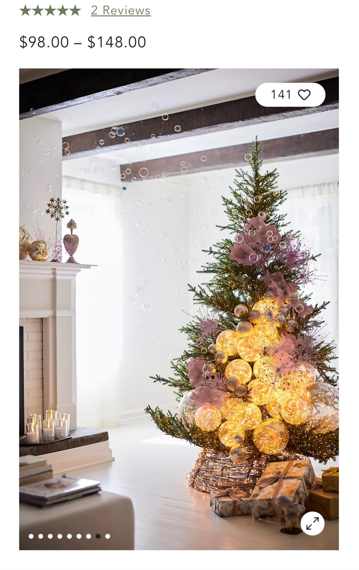 these iridescent light orbs are gorgeous. They were sold out, but don’t despair… I found them at Anthropologie and snagged 3 sets at 30% off with code ANTHRO30. Plus, if you spend $200+, you’ll get a $50 email on 12/11. They’re sold out at Terrain, and the reviews there are amazing. I can’t wait to get mine and use them on my tree!

#LTKHoliday #LTKCyberWeek #LTKGiftGuide