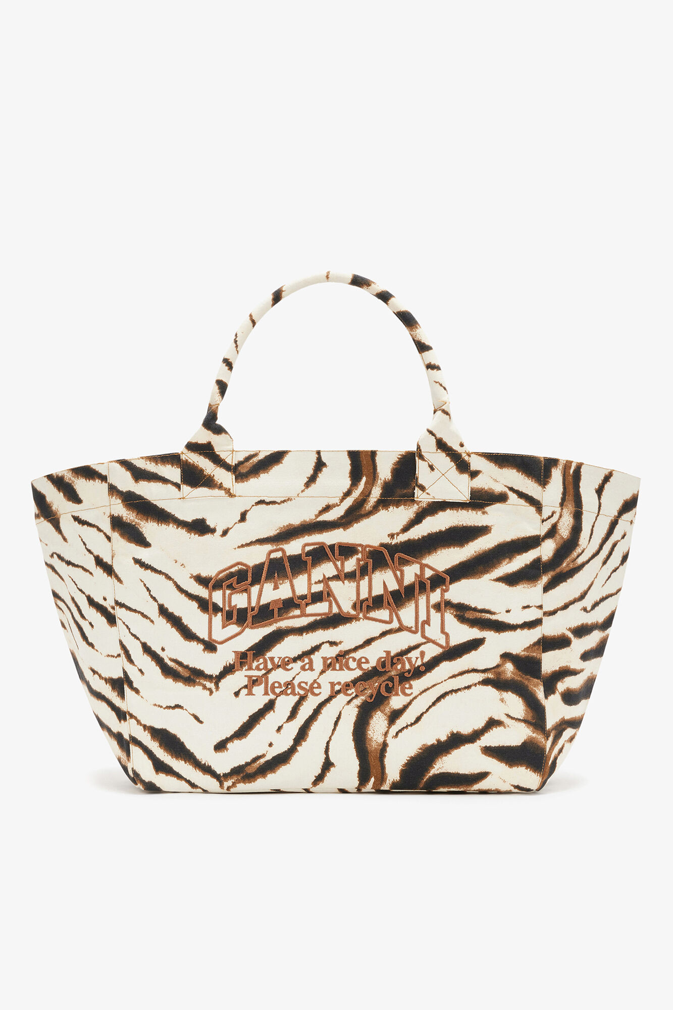 Tote XXL in Zebra | Ganni