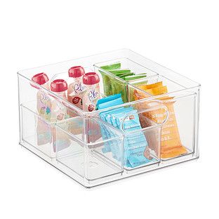 THE HOME EDIT T.H.E. Tall Bin Organizer Clear | The Container Store