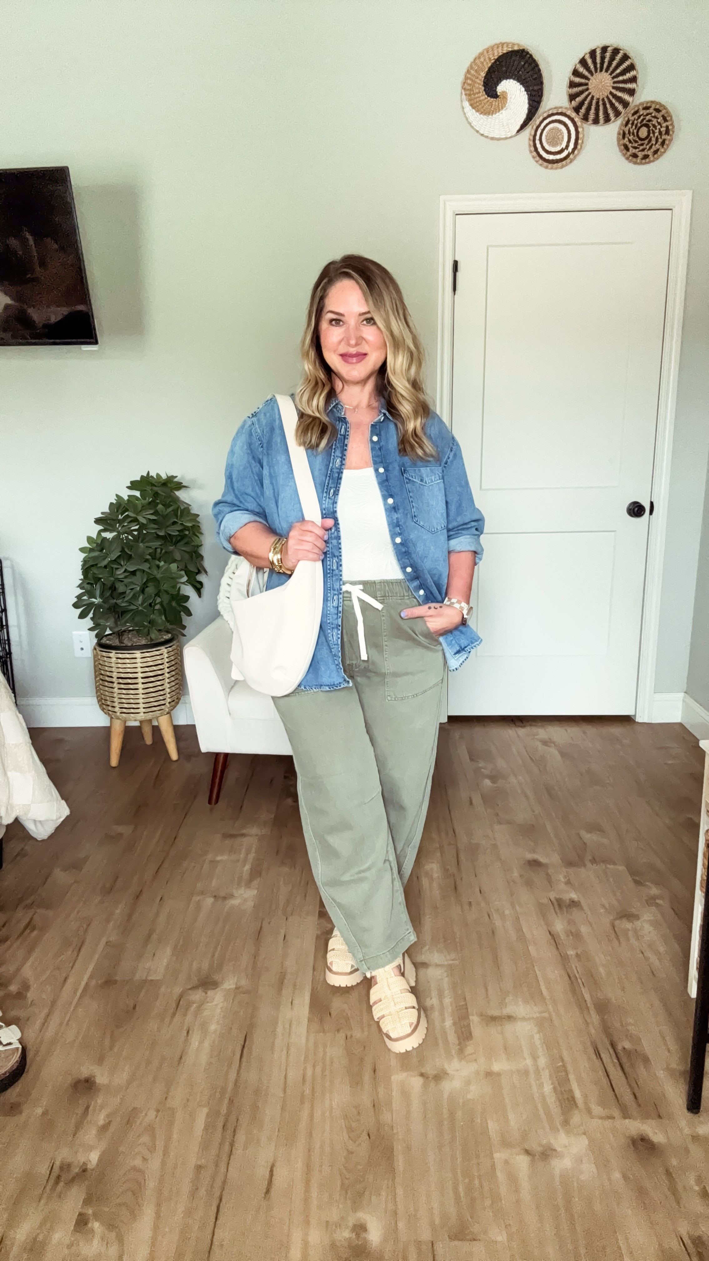 Wearing a size large in everything. Shoes are tts and work for wide feet  

#LTKMidsize #LTKOver40 #LTKPetite